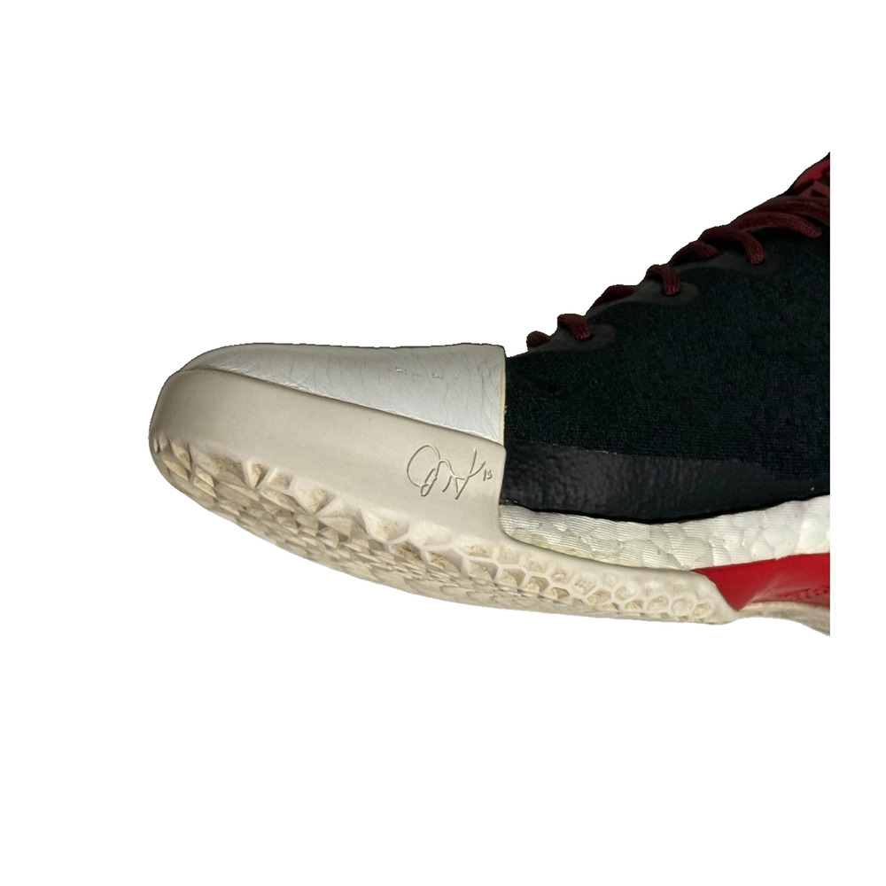 Rare Adidas Harden Vol. 1 Pioneer 2016 Sz 8 Black Red White Sneakers Box BW0456 - Picture 8 of 15